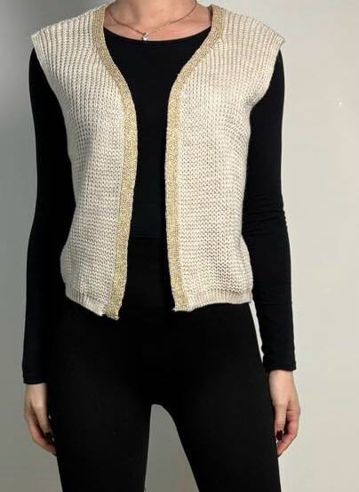 Gilet sans manches beige LOLA